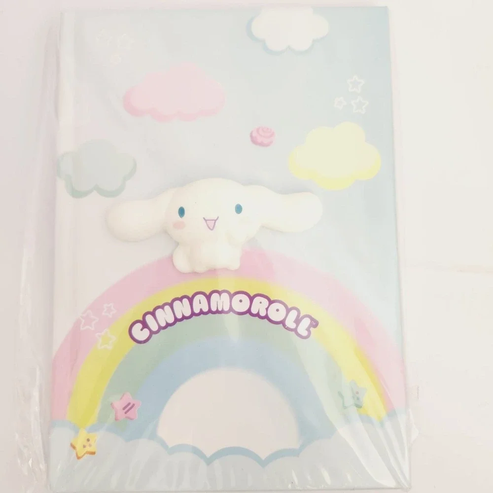 Sanrio CinnamoRoll Character‎ Squishmallow Notepad Notebook Journal 5x7